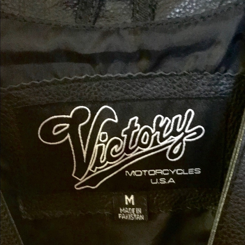 VICTORY motorcycle women Medium leather vest